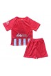 Fotbalové Dres Atletico Madrid Dětské Domácí Oblečení 2023-24 Krátký Rukáv (+ trenýrky)